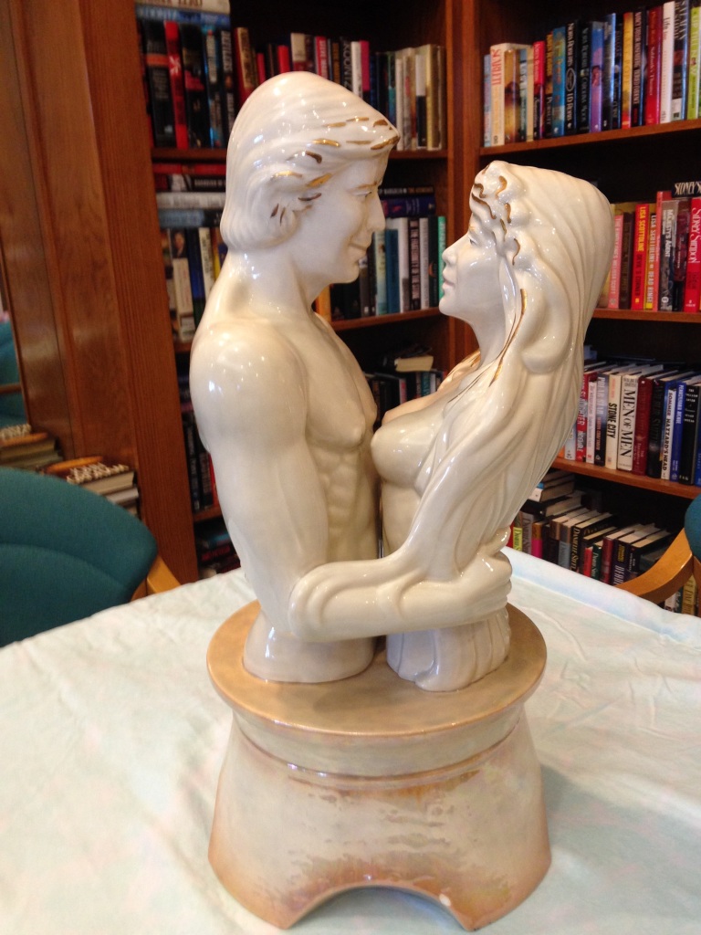 Sculpture, Porcelain: "Couple: My Love" by Reme Pick