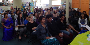 Audience at Towne Center Books